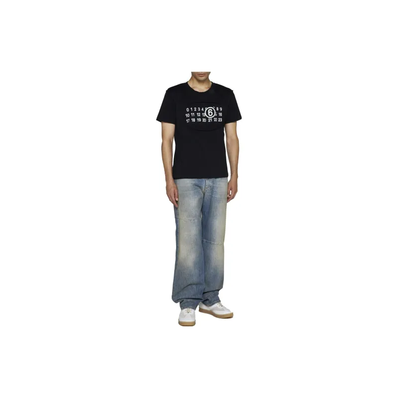 MM6 Maison Margiela T Shirt Men's Black-1