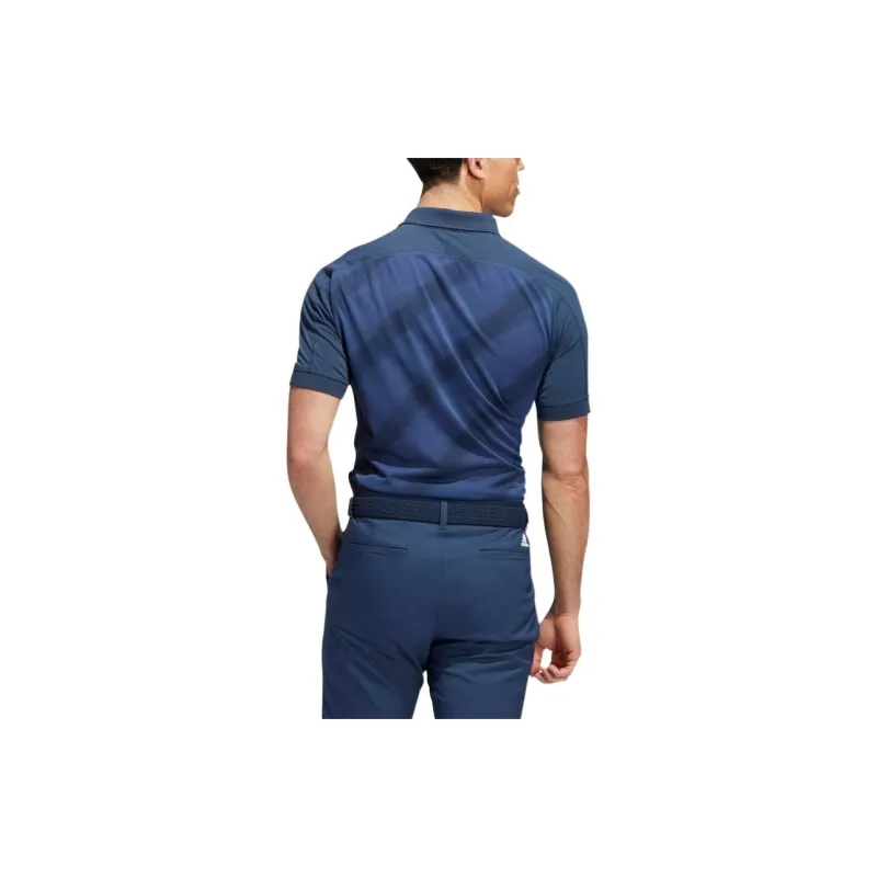 Adidas Polo Shirts Men Dark Blue-3