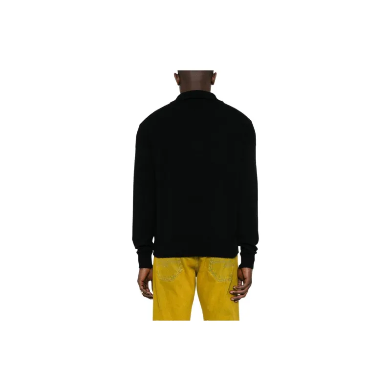 Vivienne Westwood Orb Embroidered Knitted Polo Shirt-2