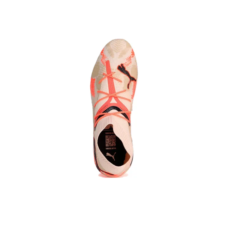 PUMA FUTURE 7 ULTIMATE Soccer Shoes Men Low Top Pink Beige-3