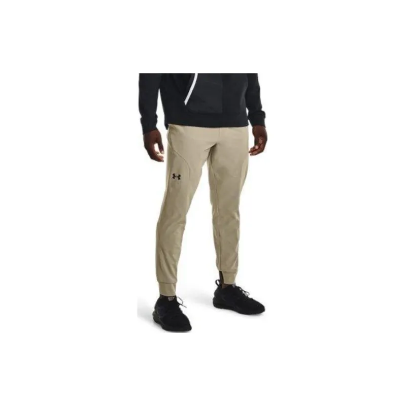Under Armour Unstoppable Knitted Sweatpants Men Khaki Gray-2