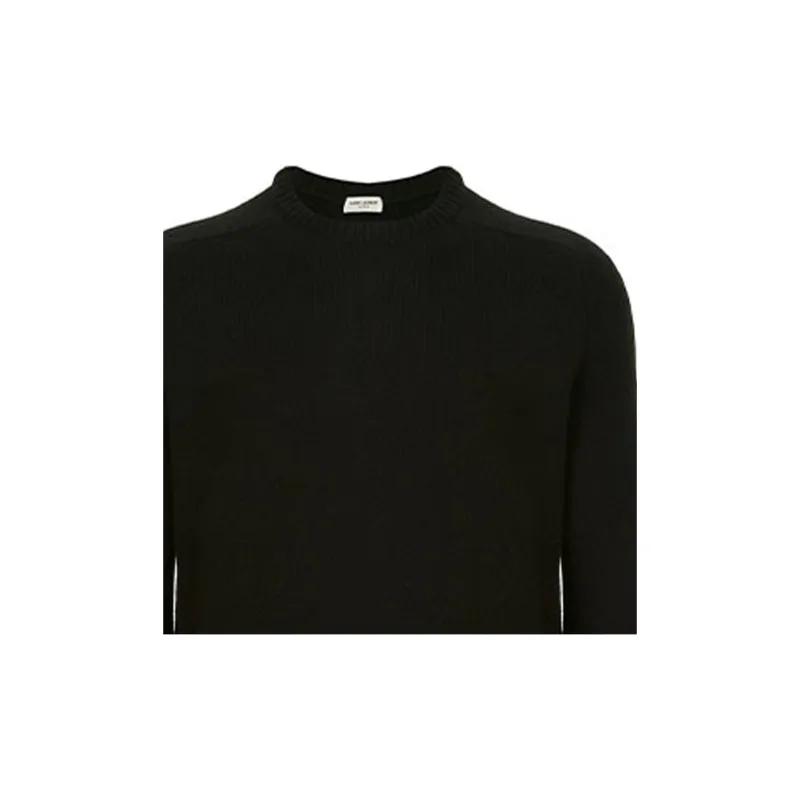 SAINT LAURENT Crewneck Knitted Jumper-4