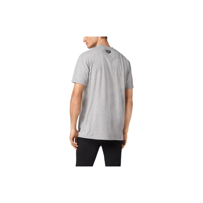 PHILIPP PLEIN Chrome Logo print T shirt-2