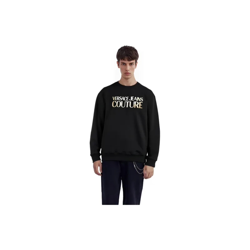 VERSACE JEANS COUTURE Sweatshirts Men Black-3