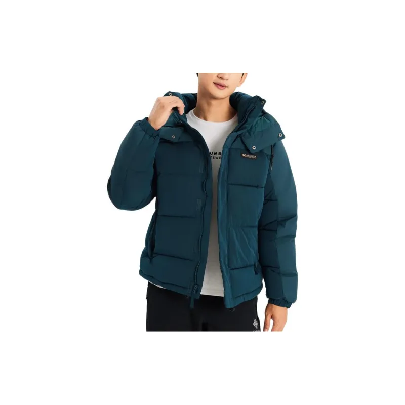 Columbia Puffer Jackets Men Dark Cyan-3
