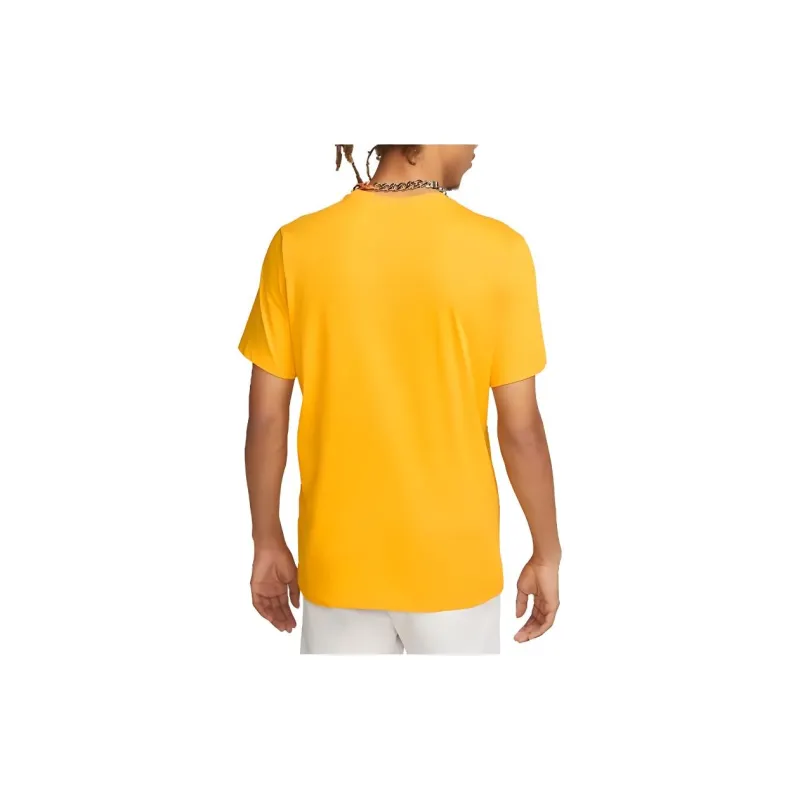 Nike T Shirts Men Gold-3