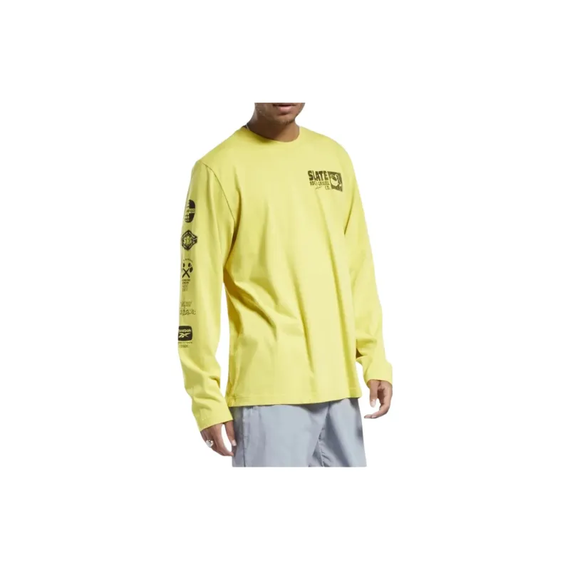 Reebok T-Shirt Men's Practical Yellow-1