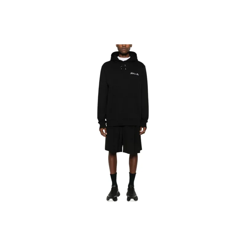 BALMAIN Signature Cotton Hoodie-1