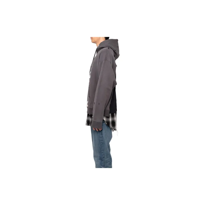Maison Mihara Yasuhiro NASA print Cotton Hoodie-4