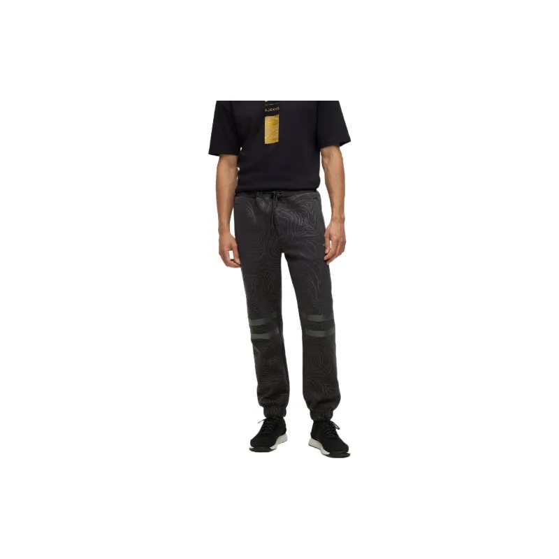 HUGO BOSS HUGO BOSS X AJBXNG SS23 Knitted Sweatpants Men's Black-2