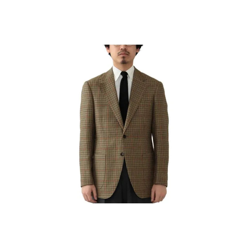 Beams Business Suits Men Light Brown-3