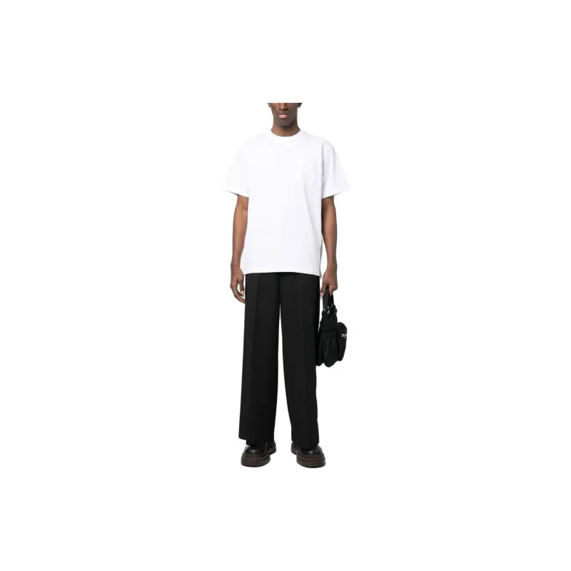 Sacai Side Zip Crewneck T Shirt-1