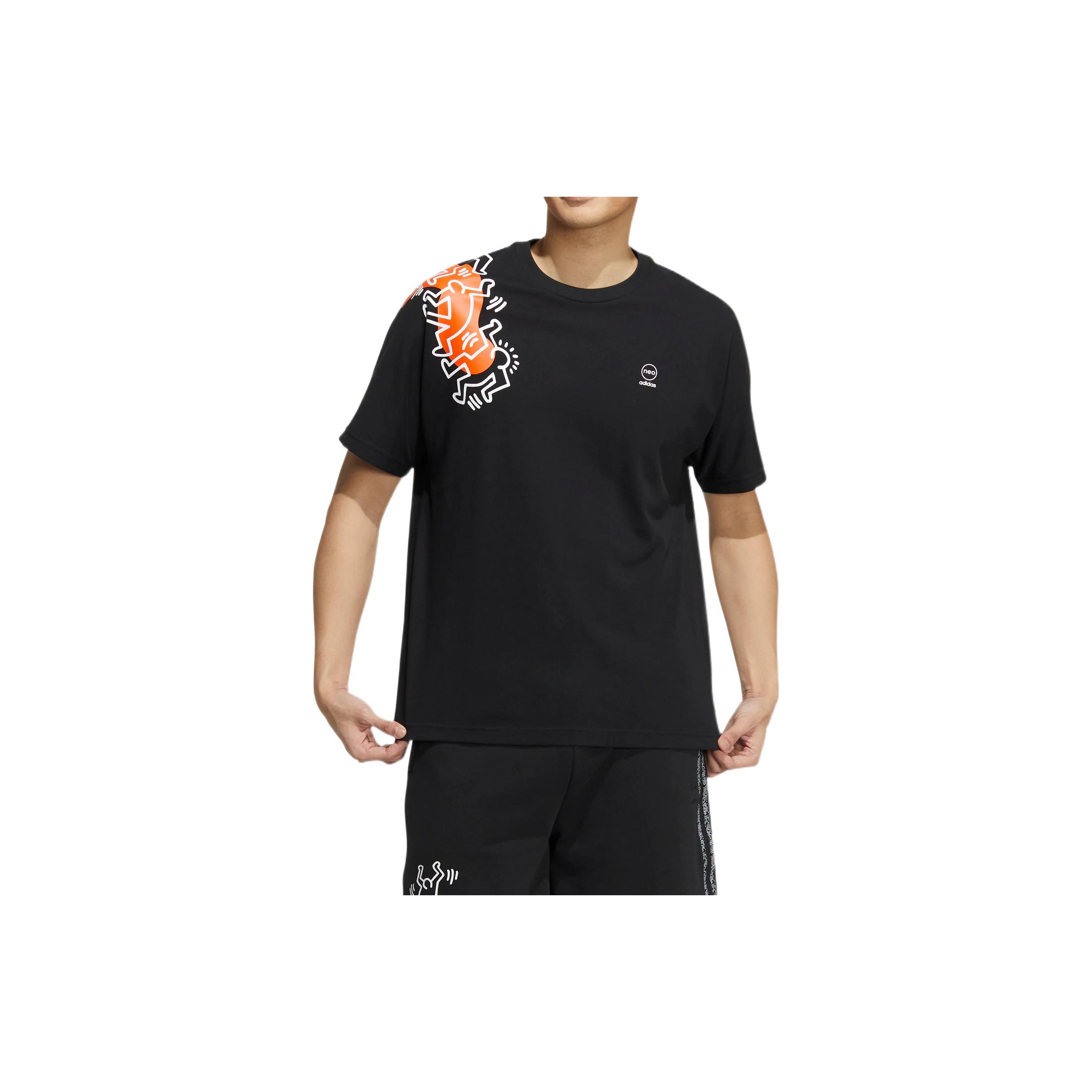 【アウトレット☆送料無料】 T-Shirt Haring Keith Adidas Men's POIZON - XS Black その他