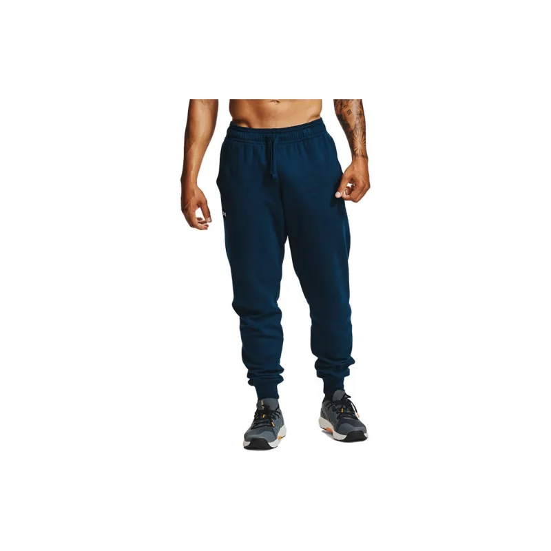 Under Armour Rival Knitted Sweatpants Men Preppy Blue-2