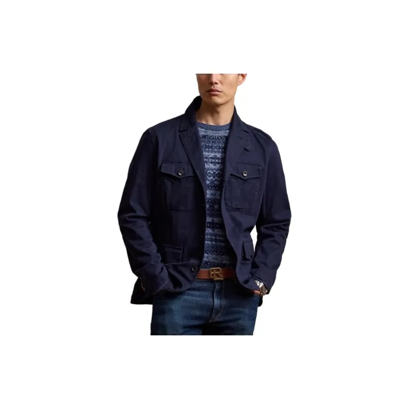 Ralph Lauren Purple Label SS24 Jackets Coats Men's Classic Deep Blue-1