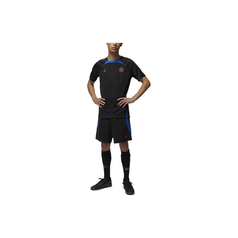 Jordan Nike PSG X Jordan Soccer Jersey Men's Black-1