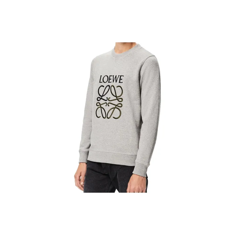 LOEWE Anagram Embroidered Sweatshirt-3