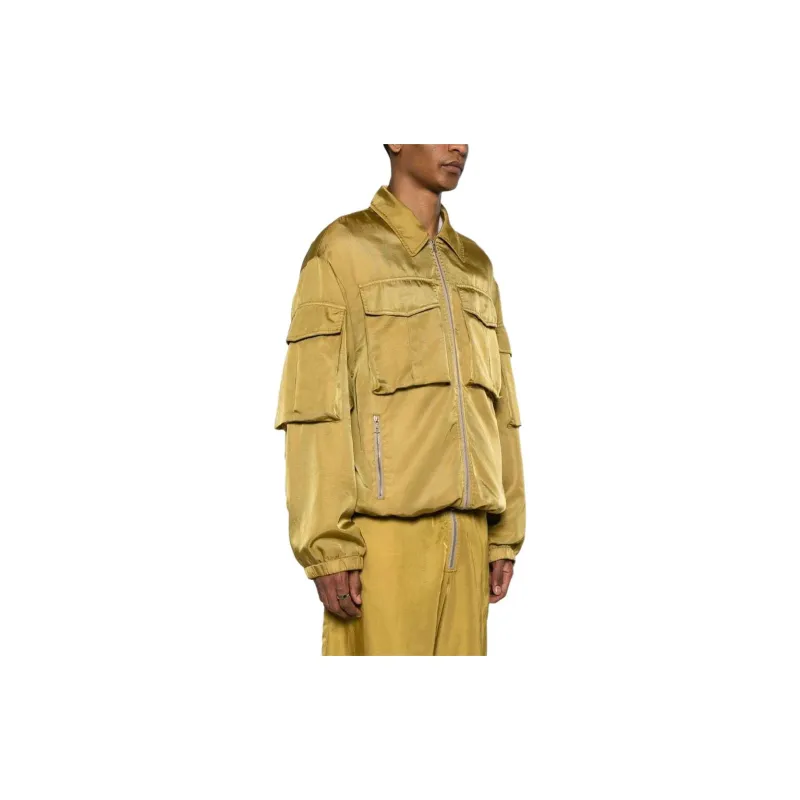 DRIES VAN NOTEN SS24 Jackets Coats Men's Light Olive Green-3