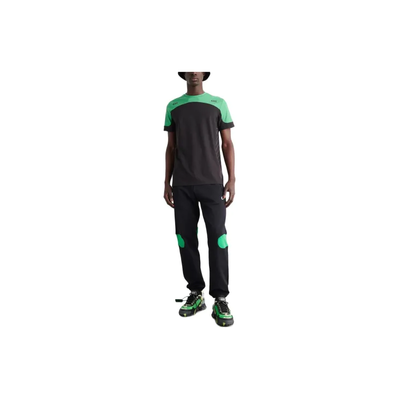OFF WHITE Diag Outline Block Sport Tee-1