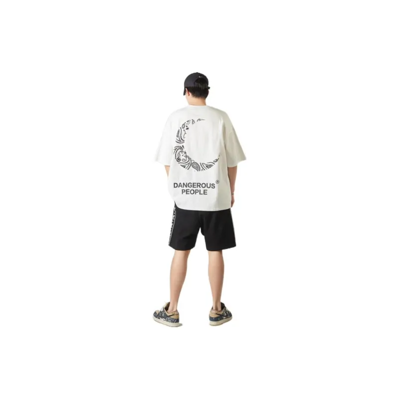 DANGEROUSPEOPLE Drop Shoulder Sleeve T-Shirt Unisex-3