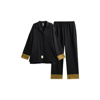 Same Language Pajama Set Women's Alocasia Black