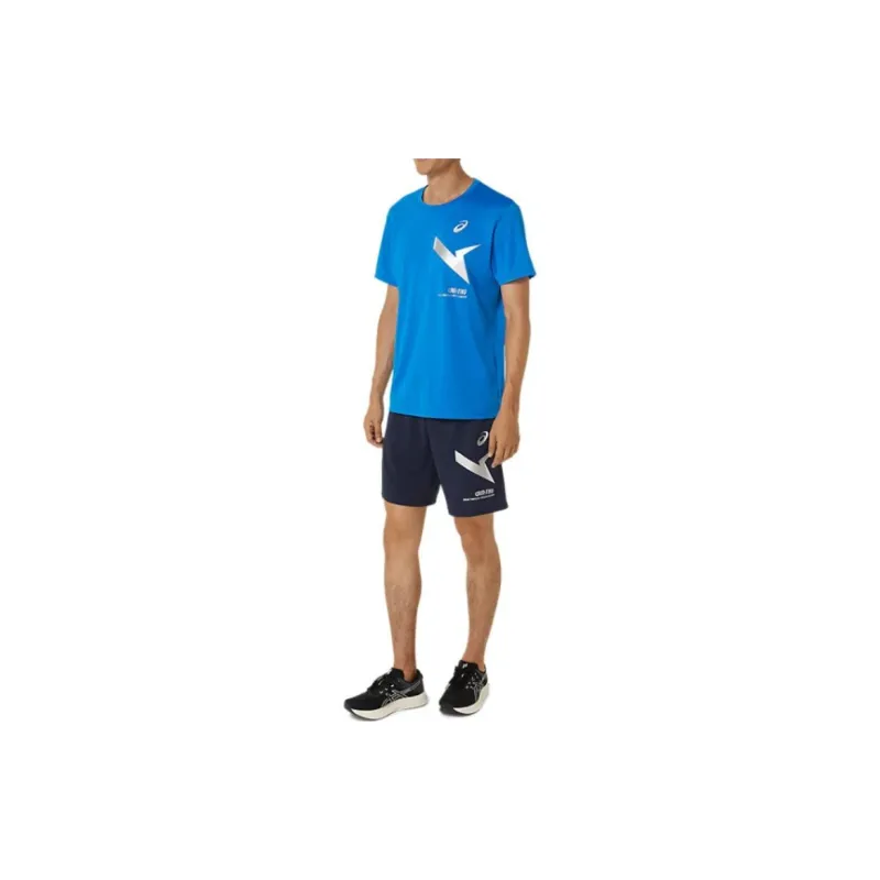 Asics Casual Shorts Unisex Dark Blue-5