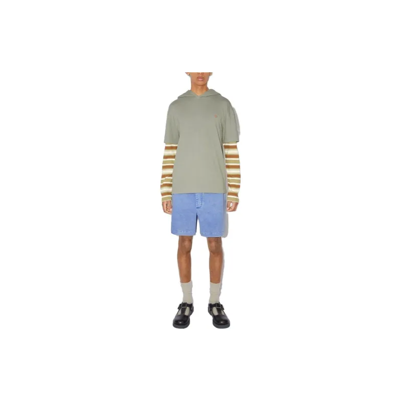 Acne Studios SS23 Denim Shorts Unisex Electric Blue-1