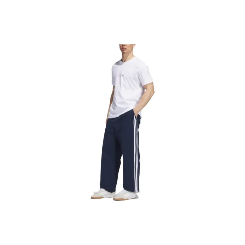 Adidas Originals Essential Casual Pants Unisex Navy Blue-4