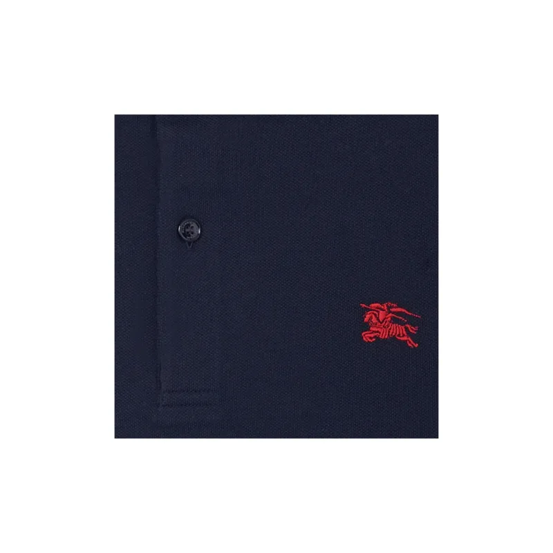 Burberry Oxford Logo Embroidered Polo-4
