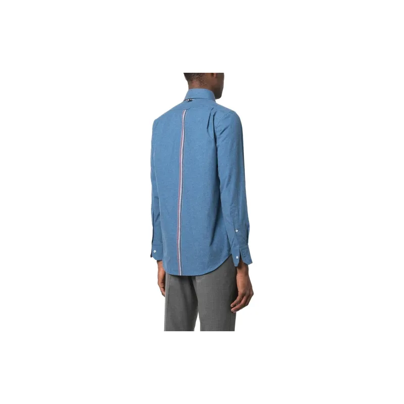 THOM BROWNE Striped Detail Shirt-2