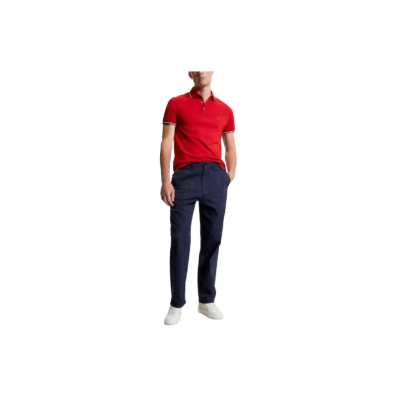 Tommy Hilfiger Polo Shirt Men's Red-1