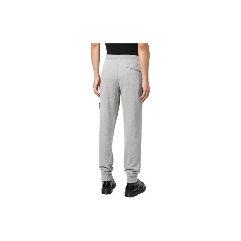 STONE ISLAND Knitted Sweatpants Men's Gray-1