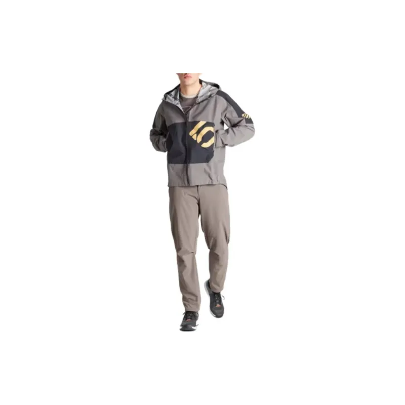Adidas 5.10 Rain Jacket Jackets Coats Men's Charcoal Black-3