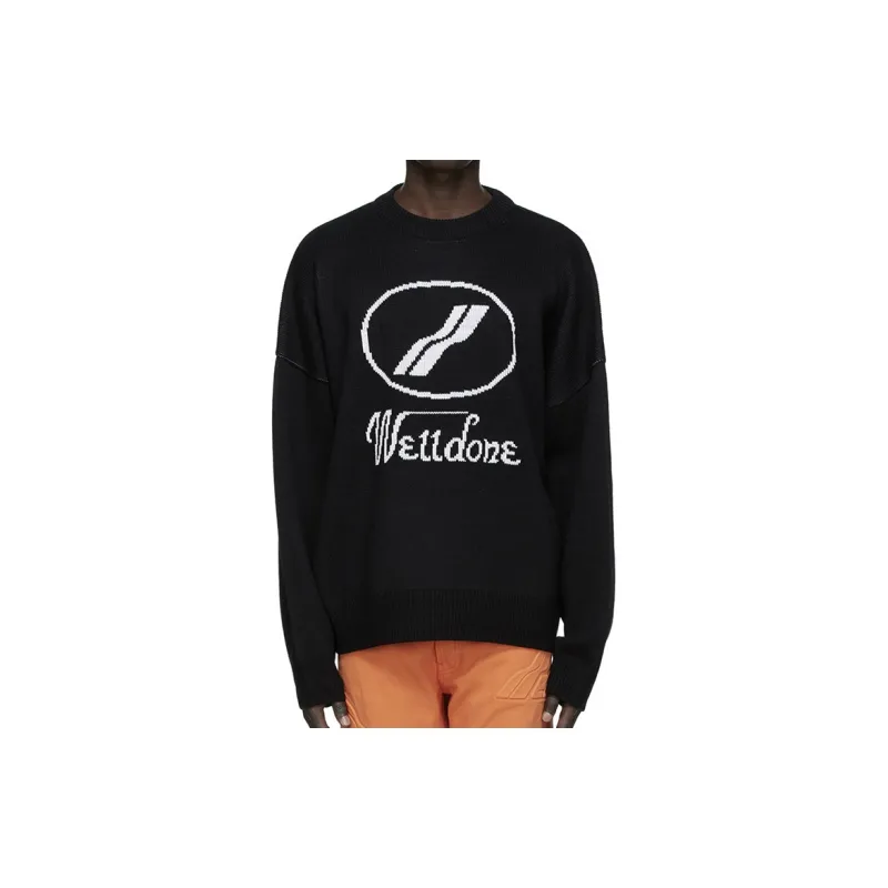 WE11DONE Logo Intarsia Jumper-3