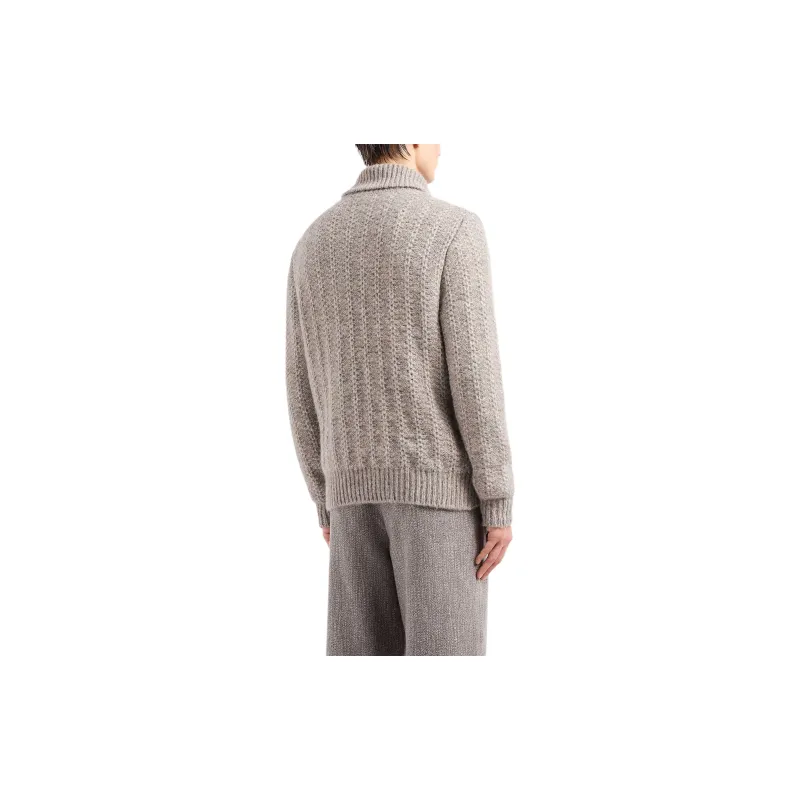 GIORGIO ARMANI Cable knit Cardigan-2