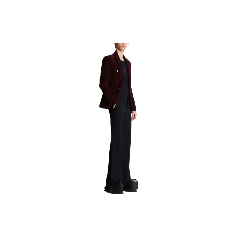 BALMAIN Double Breasted Corduroy Blazer-3