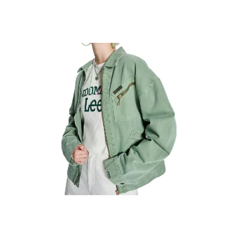 Randomevent X Lee X RANDOMEVENT Jackets Unisex Green-2