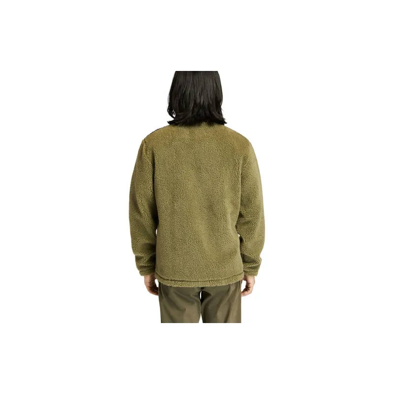 Timberland Velvet Jackets Men Khaki Green-5