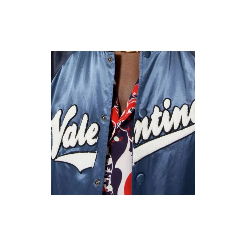 Valentino Bomber Jacket With Embroidered Patch-5