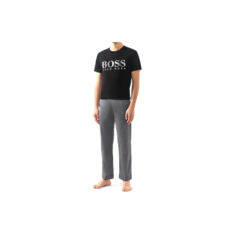 HUGO BOSS T-Shirts Men Black-1