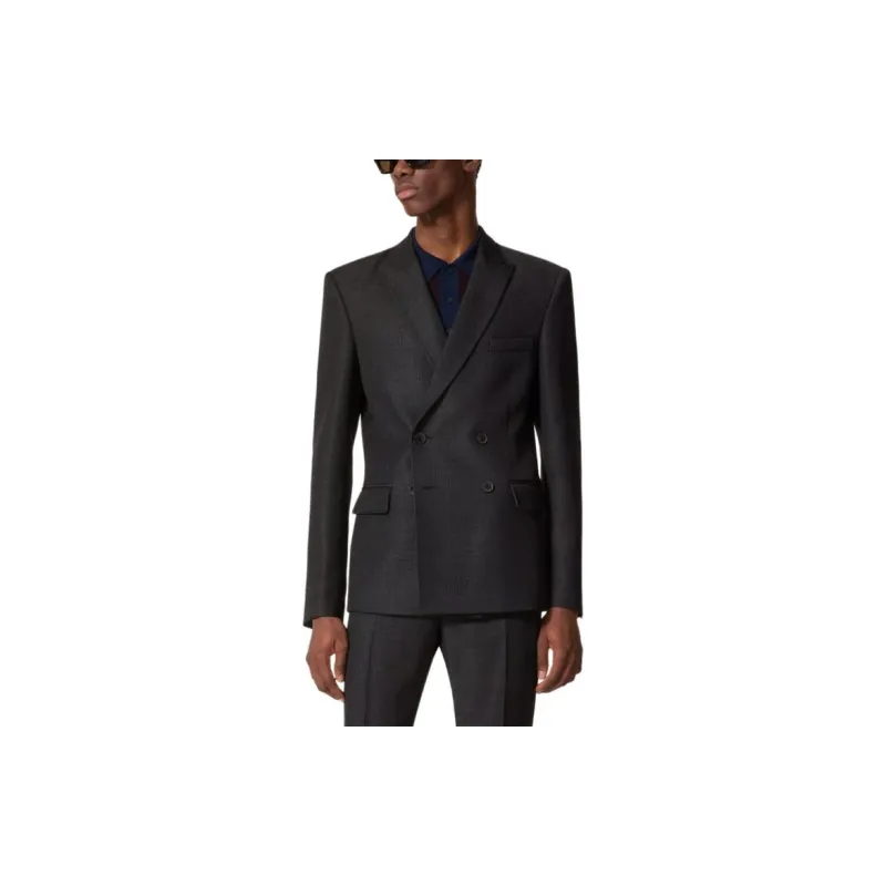 Valentino Peak lapel Double breasted Blazer-1