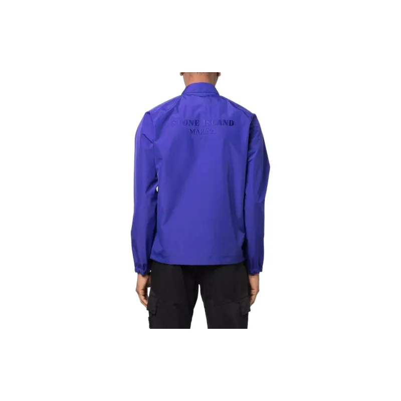 STONE ISLAND SS22 Jackets Coats Men's Royal Blue-3