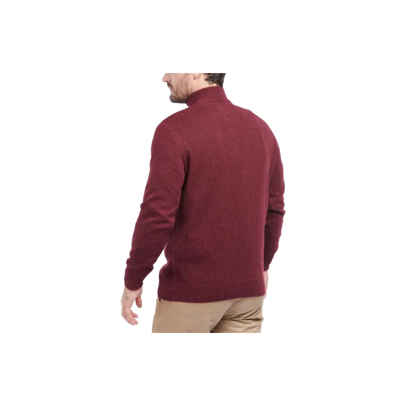 BARBOUR Barbour Tisbury Half Zip Sweater Sweater Men's Red-3