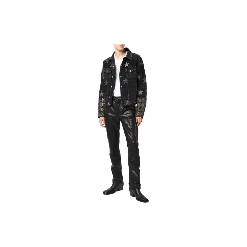 AMIRI Chemist Trucker Denim Jackets-1