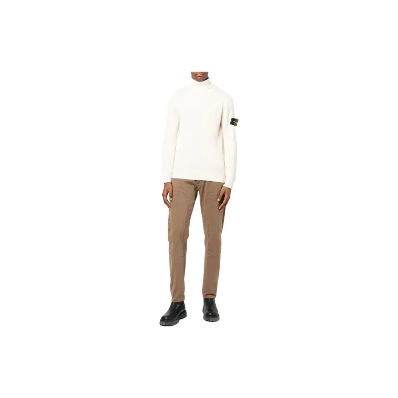 STONE ISLAND Compass Patch Roll Neck Jumper-3
