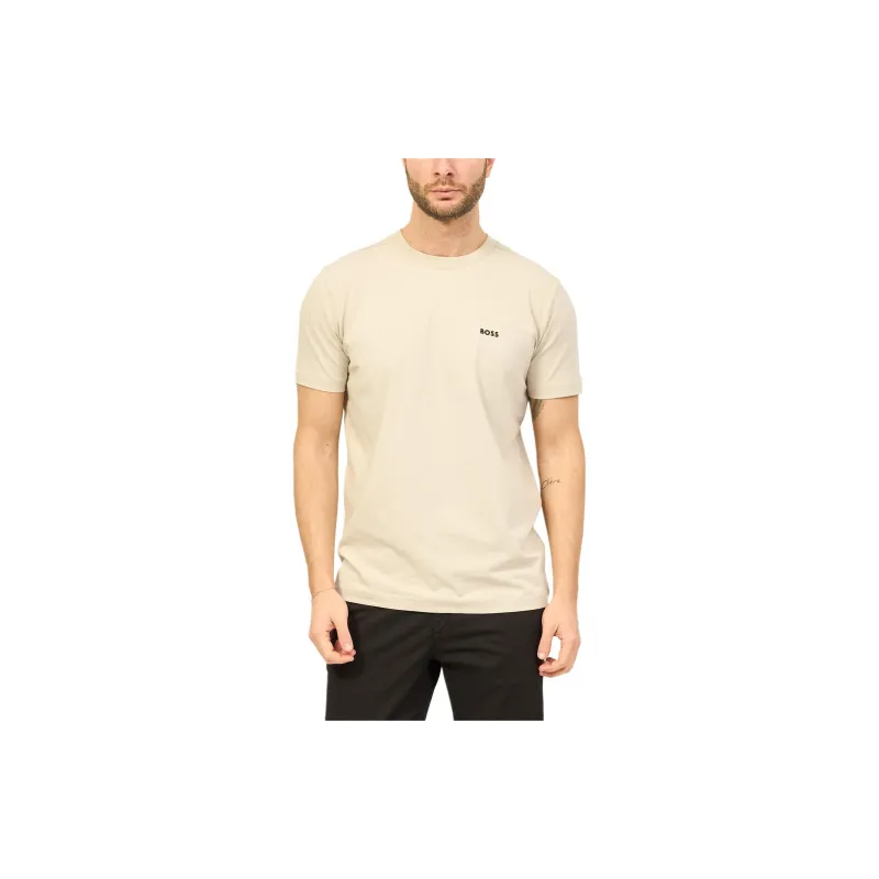 HUGO BOSS Logo embroidered T shirt-3