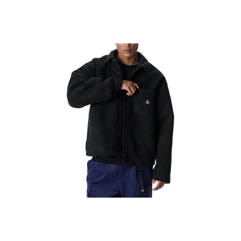 Converse SHERPA SEASONAL Jacket Men's Black-3