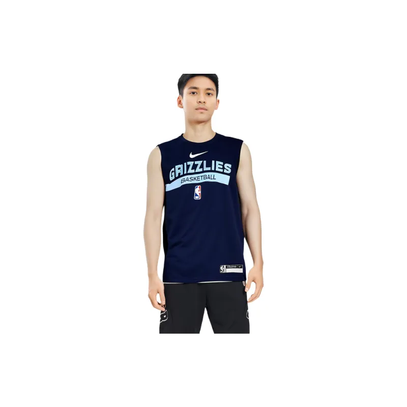 Nike T Shirts Men Dark Blue-2