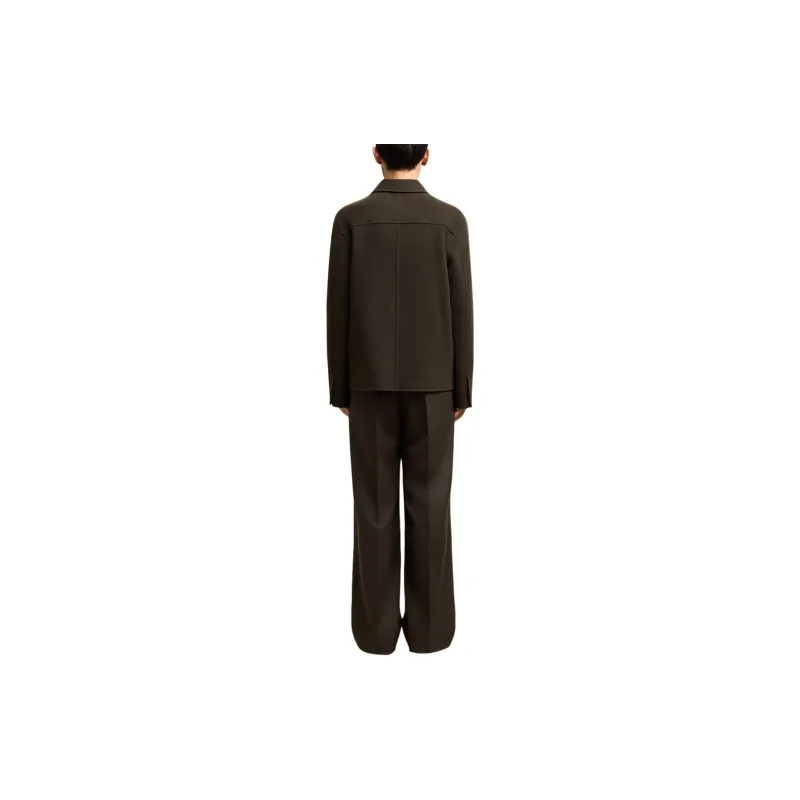 AMIPARIS Boxy Wool cashmere Blend Jacket-2