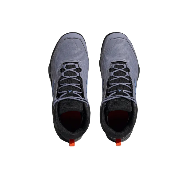 Adidas Terrex Eastrail 2.0 Anti Slip Wear Resistant Mid Top Trekking Shoes Men's Gray Black-4